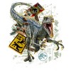 Women's Jurassic World: Dominion Velociraptor Here Comes the Attack T-Shirt - 2 of 4