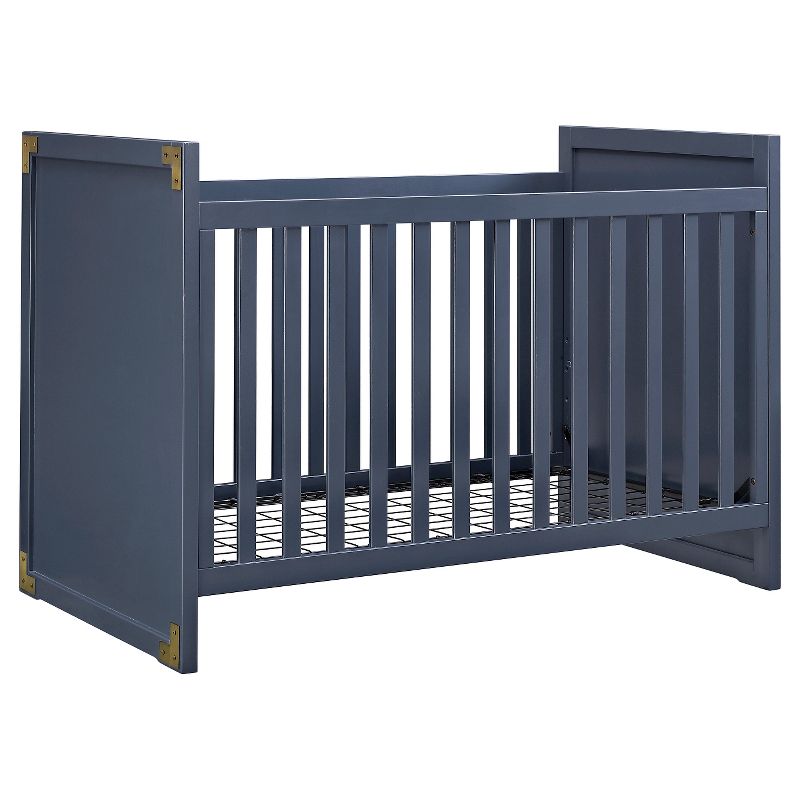 Baby Relax Georgia Campaign Crib - Blue, 5 of 11