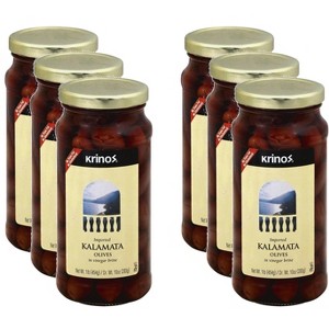 Krinos Kalamata Olives - Case of 6 - 16 oz - 1 of 2