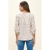 WEST K Women's Alexa Surplice V-Neck Rolltab Blouse - 3 of 4