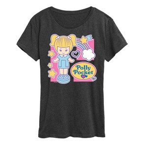 Women's - Polly Pocket - Blonde Retro Polly Doll Short Sleeve Graphic T-Shirt - 1 of 4