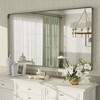 Apmir Rectangular Aluminum Alloy Framed and Tempered Glass Wall Bathroom Vanity Mirror in Matte Black/ Gold/ Silver/ Brown - 4 of 4