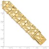 Black Bow Jewelry 15mm 10k Yellow Gold Nugget Link Bracelet, 7 Inch - 3 of 4