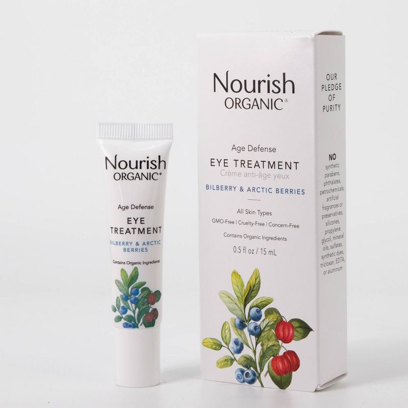 Nourish Organic Age Defense Eye Cream - 0.5 fl oz, 1 of 5