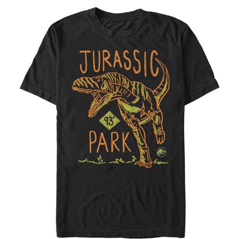 Men's Jurassic Park T. Rex Crayon Print T-Shirt - image 1 of 4