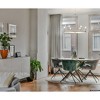 Urban Ambiance Luxury Modern Indoor Chandelier,  28-1/4''H x 30"W x 30''D,  Brushed Nickel Finish, UHP4564 - 2 of 4
