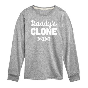Boys' - Instant Message - Daddy's Clone Long Sleeve Graphic T-Shirt - 1 of 4