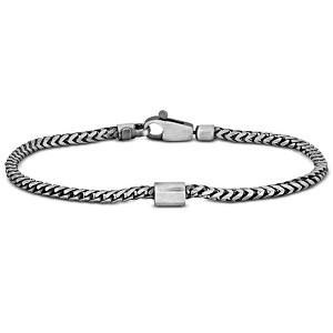 EVERLY JEWELRY | Sterling Silver Franco Link Bracelet - 9 in - 1 of 4