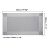 Unique Bargains Heat Resistant Washable Woven PVC Kitchen Placemat 4 Pcs - 2 of 3