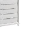Acme Furniture 38.39" Tarian Decorative Storage Drawer Pearl White Finish: 5-Drawer Chest, Wood Composite, No Assembly Required - 3 of 4