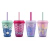 Ello 12oz 4pk Plastic Chameleon Color Changing Cups with Twist on Lids - 3 of 4