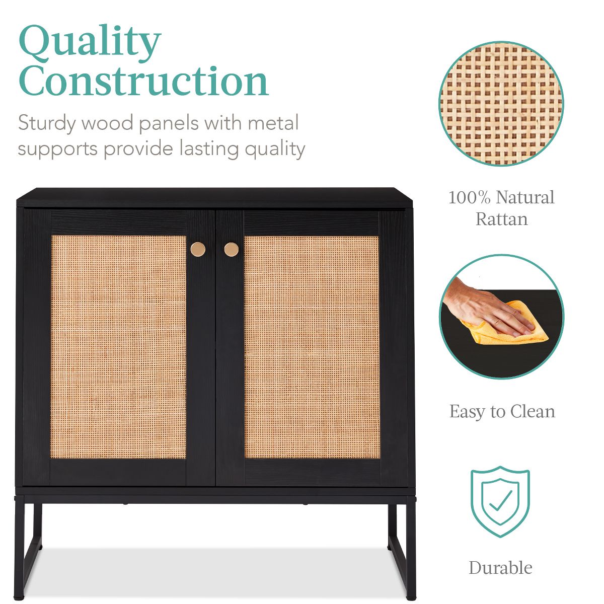 Best Choice Products 2-Door Storage Cabinet - thumbnail 5