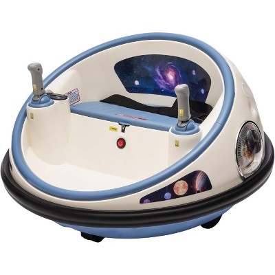 12V Kids Bumper Car w/ Parent Remote - 360° Spinning, Music, 2 Speeds & Safety Belt - Ride-On Toy for Toddlers