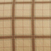 block plaid - taupe/green/red