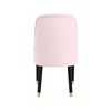 Meridian Furniture,Omni Pink Velvet Dining Chair, Set of 2 - 2 of 4