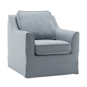 Club Swivel Chair - WOVENBYRD - 1 of 4