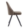 24/7 Shop At Home Set of 2 Lina Diamond Stitched Accent Chairs - 3 of 4