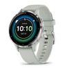 Garmin Venu 3S Fitness GPS Smartwatch Steel Bezel w/ Sage Gray Case + Accessories Kit - 2 of 4