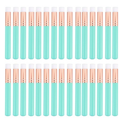 Unique Bargains Travel Blending Foundation Concealer Blusher Makeup Brush Set 10.3x1.4cm 30 Pcs