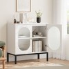 Jojoka Buffet Storage Cabinet, Sideboard Cabinet with Adjustable Shelves and 2 Doors - 3 of 4