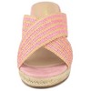 Allegra K Women's Espadrilles Wedges Slide Wedge Sandals - 3 of 4