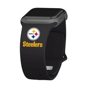 NFL Pittsburgh Steelers Wordmark Apple Watch Band  
 - 1 of 3