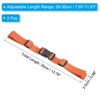 Unique Bargains Polyester Adjustable Quick-Release Buckle Backpack Waist Straps 2 Pcs - 2 of 4