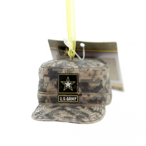 KURT ADLER 1.5 Inch U.S. Army Acu Patrol Hat Christmas Military Tree Ornaments - 1 of 3