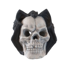 SEVOBAL Party Decorations and Accessories Fire Pit Demon Skull Gas Log Realistic Easy to Use Design for Halloween, Beige Black, 7.6"*7.9"*7.9" - 1 of 4