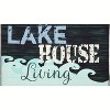 Olivia's Home Lake House Life Doormat – Indoor Decorative Accent Mat, Hand-Hooked Cabin Style, 22" x 32", Rustic Lodge Decor - 2 of 3