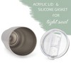 Elanze Designs Heart Dad Silver Tone 30 Ounce Stainless Steel Travel Tumbler - 2 of 2
