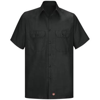 Red Kap Men's Short Sleeve Solid Rip Stop Shirt