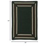 Colonial Mills Pavetta Braided Rug, Green 3X5, Rectangle Shape - 2 of 4