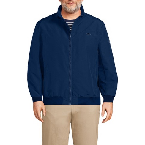 Lands End Men s Big And Tall Classic Squall Waterproof Jacket 2x Big Tall Deep Sea Navy Target