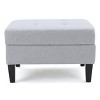 NicBex Modern 28" Rectangle Storage Ottomans Wood Footstools with Button Tufted Top for Bedroom and Living Room - 3 of 4
