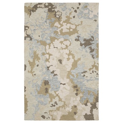Oriental Weavers Kipton KIP06 Beige / Blue Indoor Area Rug - 5' x 8'