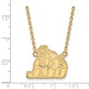 Black Bow Jewelry 10k Yellow Gold James Madison Dukes NCAA Necklace 18 Inch - 2 of 4