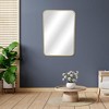 Cheung's Cheungs Nuvelle Rectangular Gold Metal Framed Wall Mirror - 4 of 4