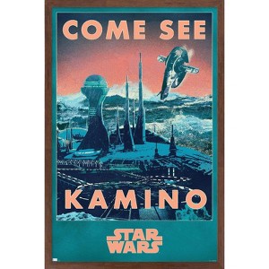Trends International Star Wars: Kamino - Come See Kamino Framed Wall Poster Prints - 1 of 4