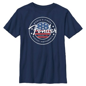 Boys Fender World's Finest Instruments T Shirt - 1 of 4