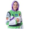 Disney Mens' Toy Story Buzz Lightyear Costume Pajama Union Suit White - 2 of 4