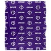 University Of Portland Logo Pattern Silky 50x60 Blanket, 1 Sided - 2 of 4