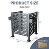 DOMETOUR 3ftx3ft Air Conditioner Fence for Outdoor Units, Metal Privacy Fence Cover, Perfect to Conceal Air Conditioning Units - 4 of 4
