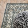 Farrah Vintage Medallion Area Rug Blue/Beige - Captiv8e Designs - 4 of 4