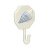 HomeRoots 4" Blue And Cream Cast Iron Conch Shell Wall Hook - 4 of 4