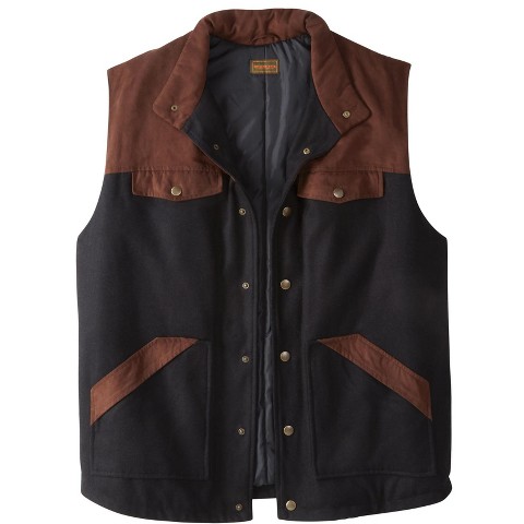 Boulder Creek by KingSize Multi-Pocket Vest - L, Black