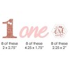 Big Dot of Happiness 1st Birthday Little Miss Onederful - DIY Shaped Girl First Birthday Party Cut-Outs - 24 Count - 2 of 4