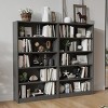 SEVOBAL Decorative Bookshelf 5 Shelf Adjustable Storage Bookcase Modern Wood Organizer for Living Room Bedroom Office, Gray, 11.6"*33"*59.8" - 2 of 4