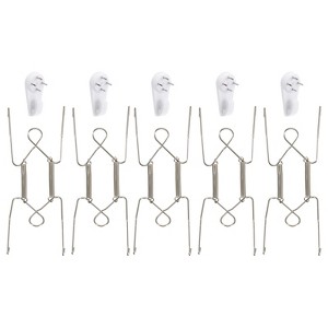 Unique Bargains Stainless Steel Invisible Design Tip Protector Vertical Plate Holder - 1 of 4
