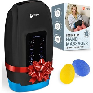 Lifepro Hand, Wrist & Finger Massager with Heat & Compression - Pain Relief for Arthritis, Carpal Tunnel, 6 Levels Pressure Point Therapy - 1 of 4